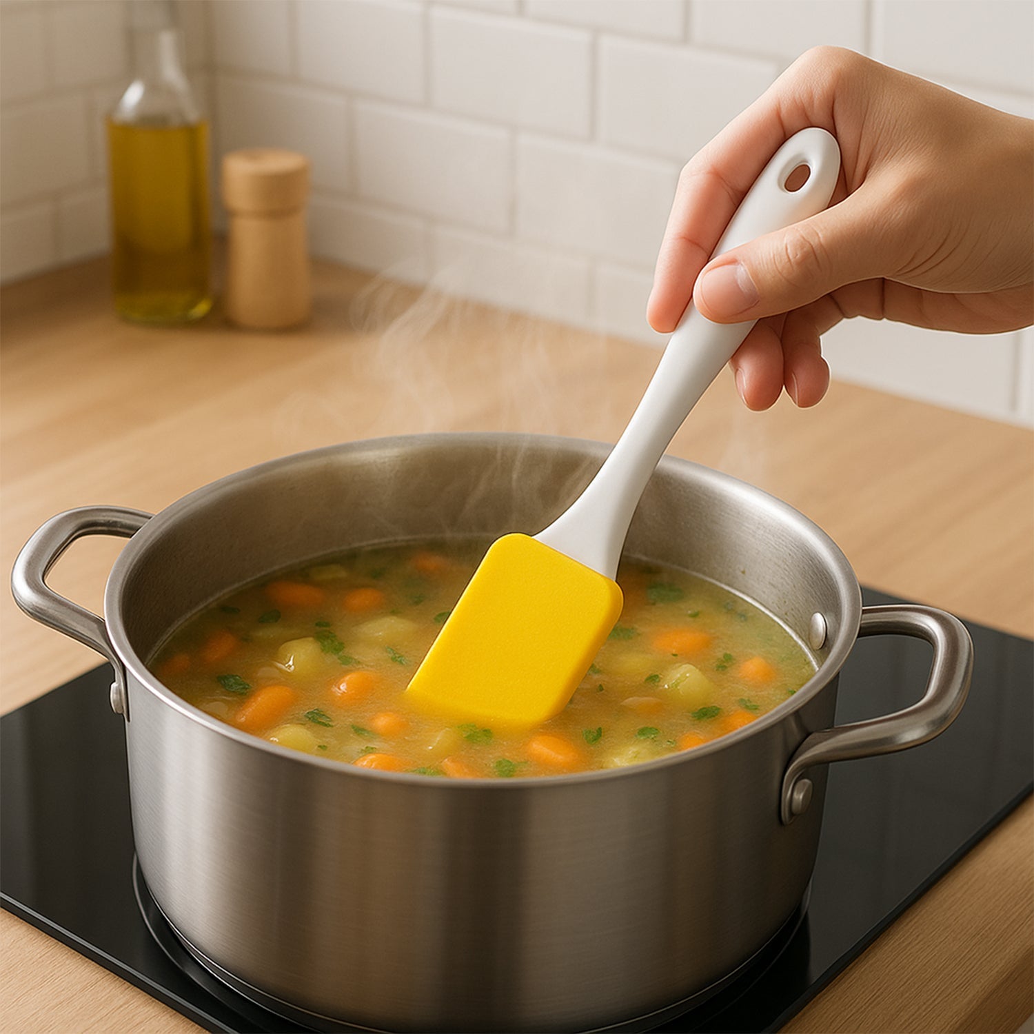 Spatula and Pastry Brush for Cake Decoration Spatula and Pastry Brush for Cake Decoration